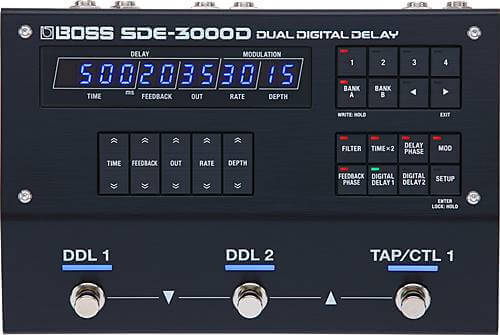 BOSS SDE-3～ヴィンテージ・デジタルディレイがコンパクトになって登場