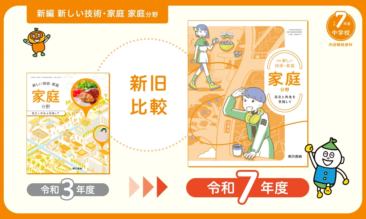 新編 新しい技術・家庭 家庭分野 | 令和7年度用 中学校教科書の紹介