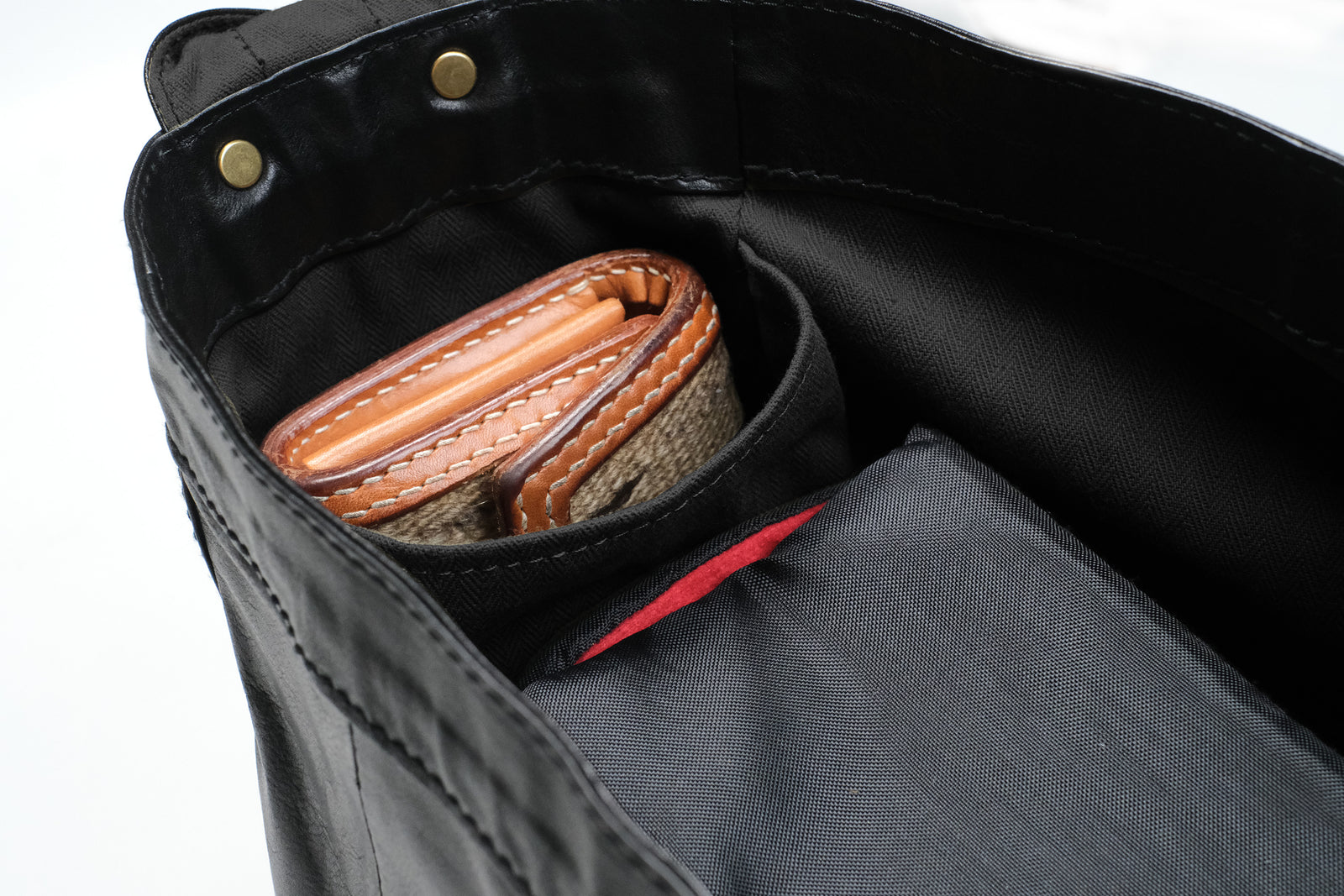 Leather Newspaper Bag- SP06 – 天神ワークス