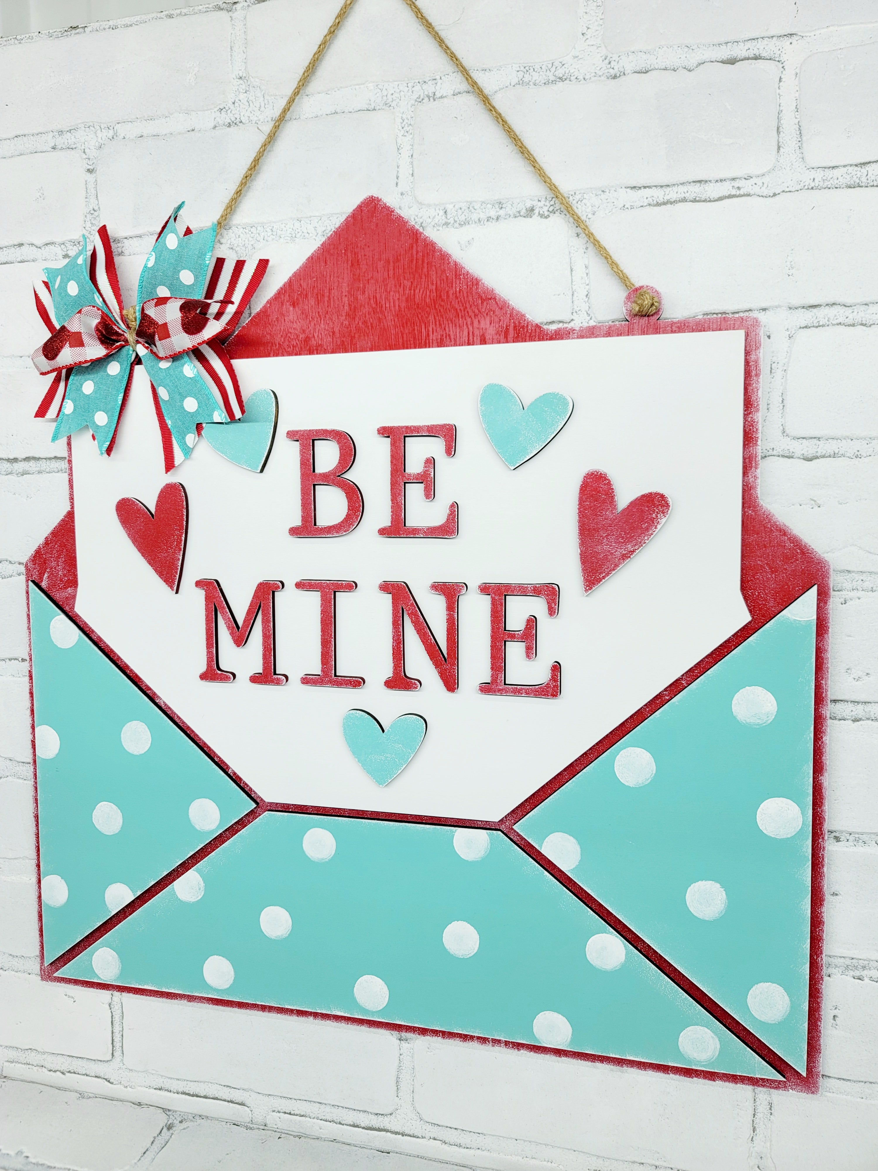 Love Letter Valentines Door Hanger – Teal Moon Creations