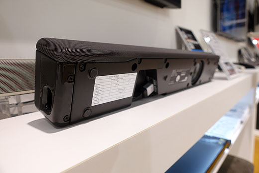 超コンパクトサウンドバー『HT-S200F/S100F』ショールーム展示レポート