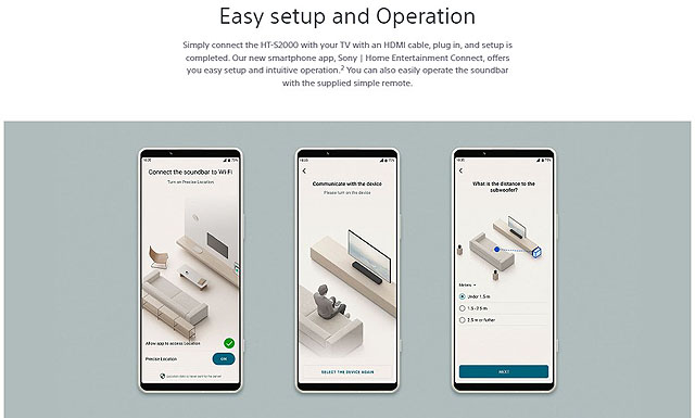 新型サウンドバー『HT-S2000』が北米でプレスリリース - ソニーの新