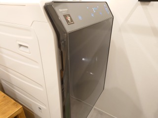 シャープ、ドラム式洗濯機(ES-W112)、横浜市神奈川区で分解清掃
