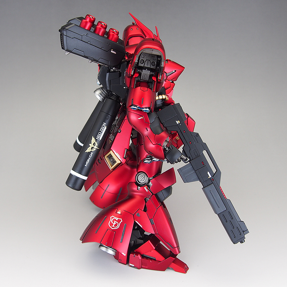 完成品] RG MSN-04 SAZABI | テキトーオヤジノ墓 (旧テキトーモケイ)
