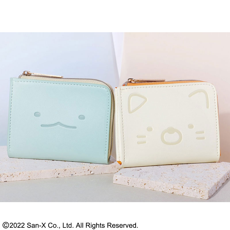 すみっコぐらし バイカラーミニ財布BOOK ねこver.│宝島社の通販 宝島