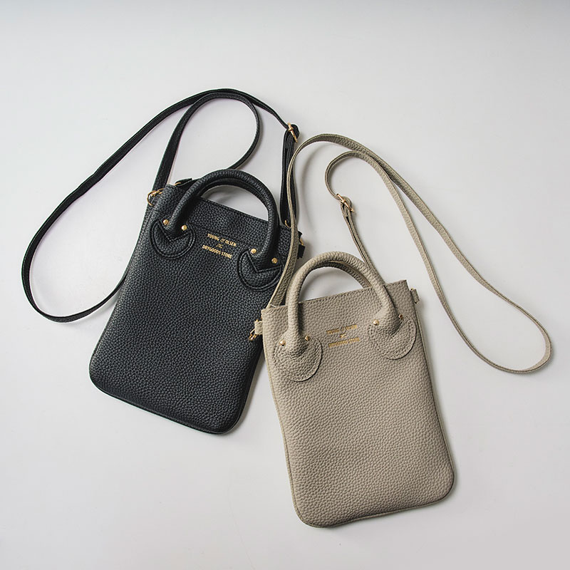YOUNG & OLSEN The DRYGOODS STORE スマホショルダーBAG BOOK BLACK