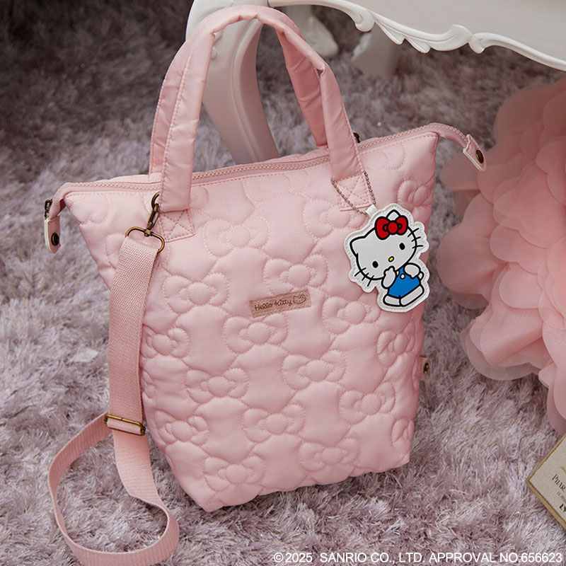 HELLO KITTY リボンな3wayキルティングBAG BOOK キュートPINK│宝島社