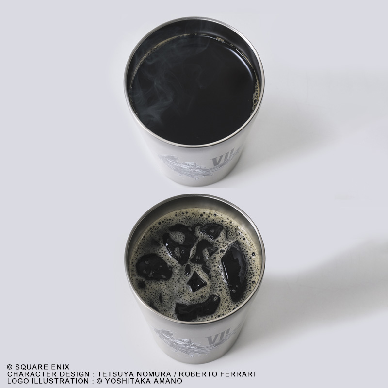 FINAL FANTASY Ⅶ REMAKE INTERGRADE CUP COFFEE TUMBLER BOOK SILVER