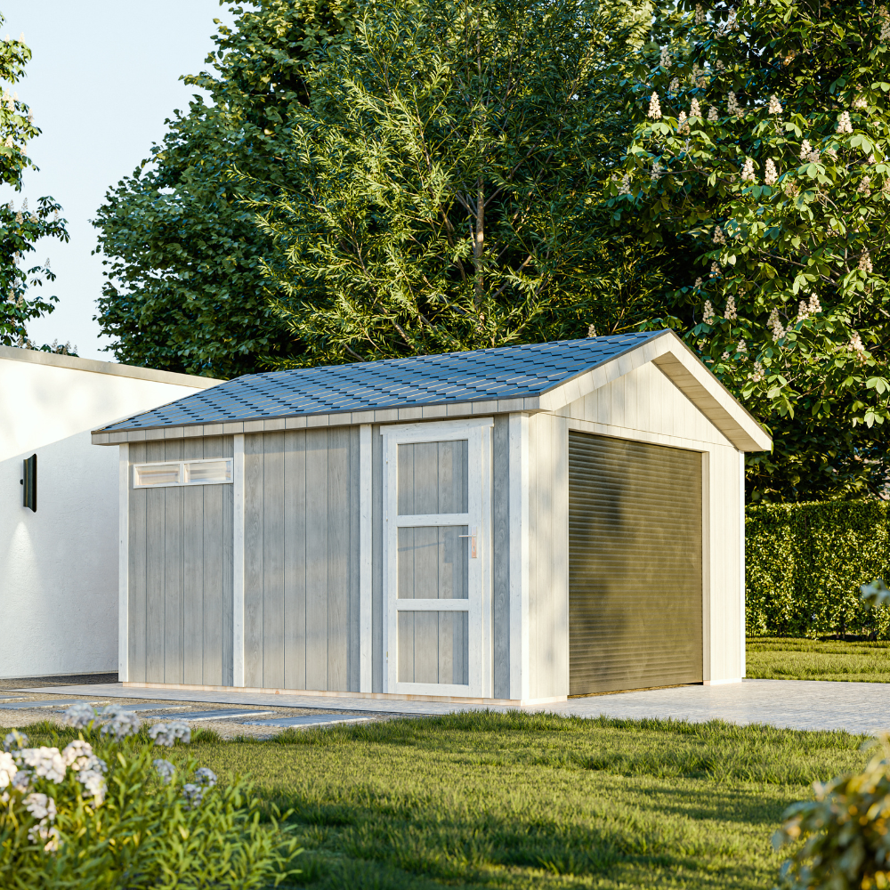LP® SmartSide® panel garage M990B - 13 m2 | Timbela.com