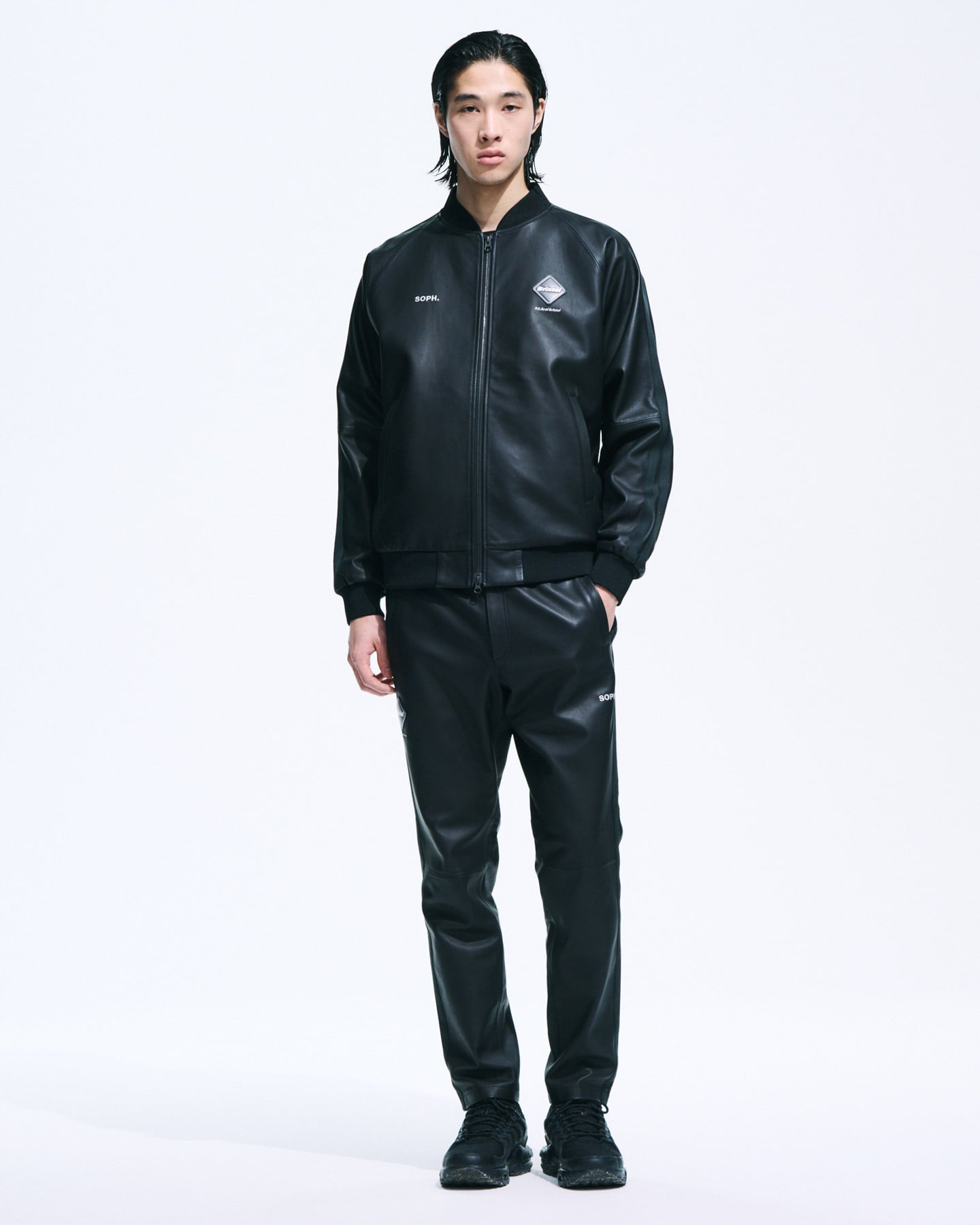LEATHER TRACK JACKET – TIME AFTER TIME