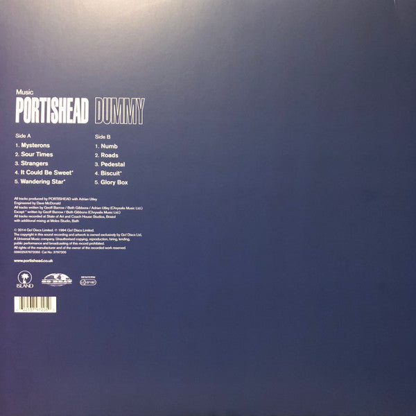 PORTISHEAD (ポーティスヘッド) - Dummy (UK-EU 限定再発180グラム重量