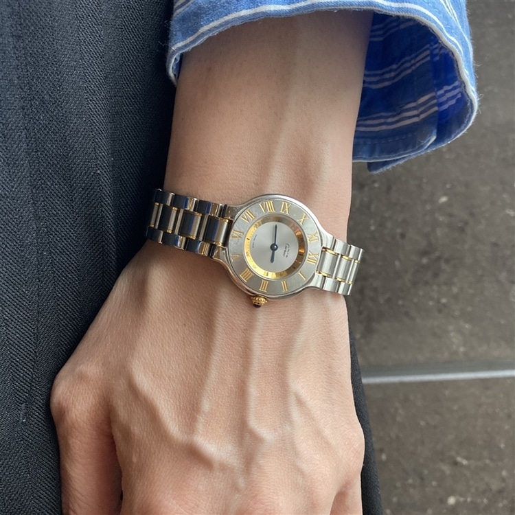 自分へのご褒美に】ヴィンテージカルティエ・マスト21(ヴァンテアン)の