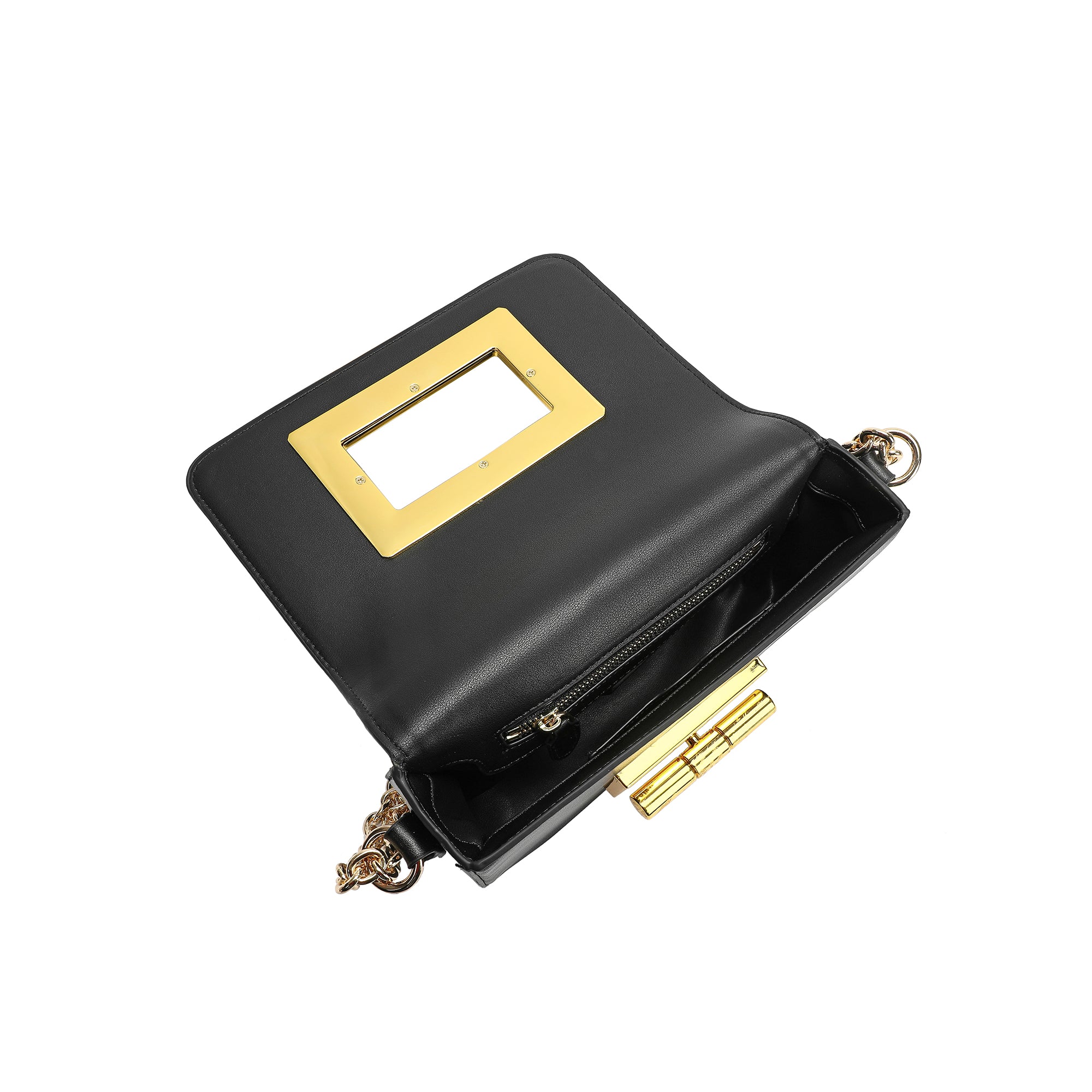 Foldover Flap Shoulder Leather Bag – Tiffany & Fred Paris