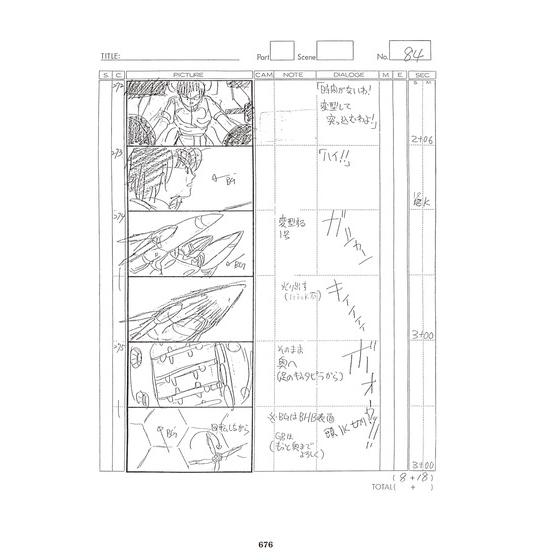 トップをねらえ！画コンテ集 | A-on STORE