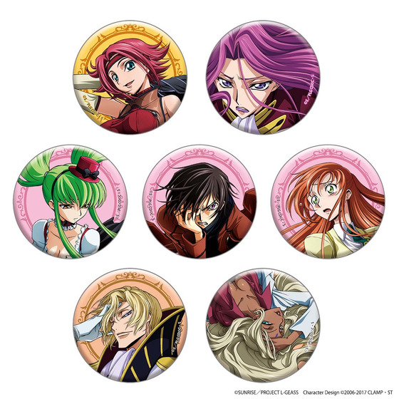 コードギアス 反逆のルルーシュ Blu-ray&DVDイラスト缶バッジ vol.2