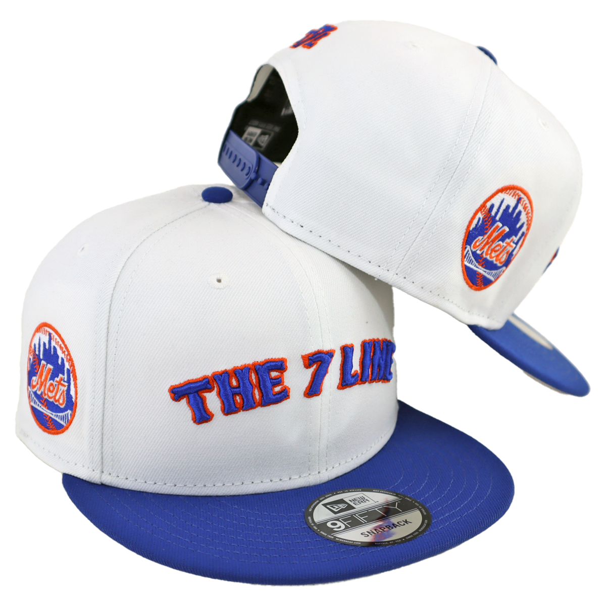 THE 7 LINE x METS Arched | New Era Snapback (WHITE)