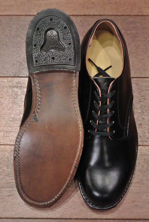 70年代製 デッドストック U.S NAVYサービスシューズ レザーソール民生