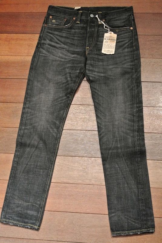 RRL ダブルアールエル ブラック デニムパンツ 