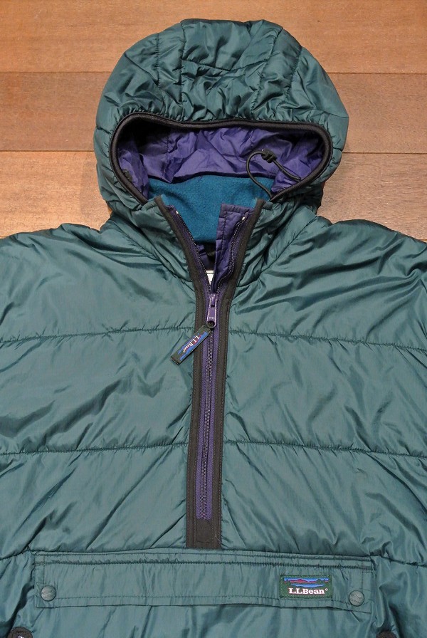 VTG/USED】90s L.L Bean ハーフジップ プリマロフトジャケット Made in
