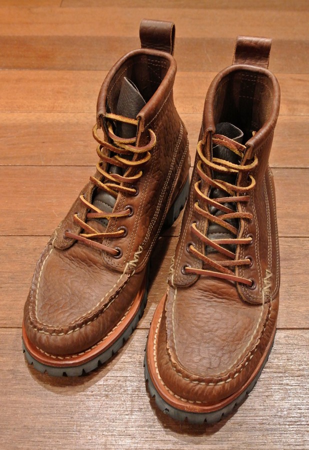 EXCELLENT USED) YUKETEN ユケテン モカシンブーツ(US 8-E)クロム