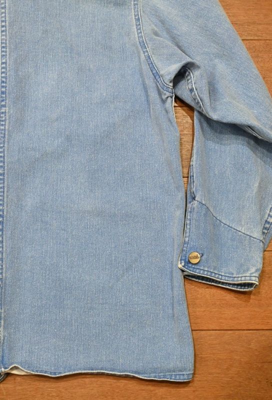 80s VTG/USED L.L BEAN エルエルビーン ショールカラー デニム