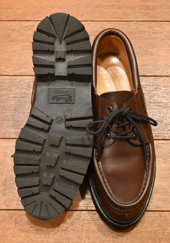 Excellent Used)PARABOOT CHIMEY パラブーツ シメイ デッキシューズ 箱