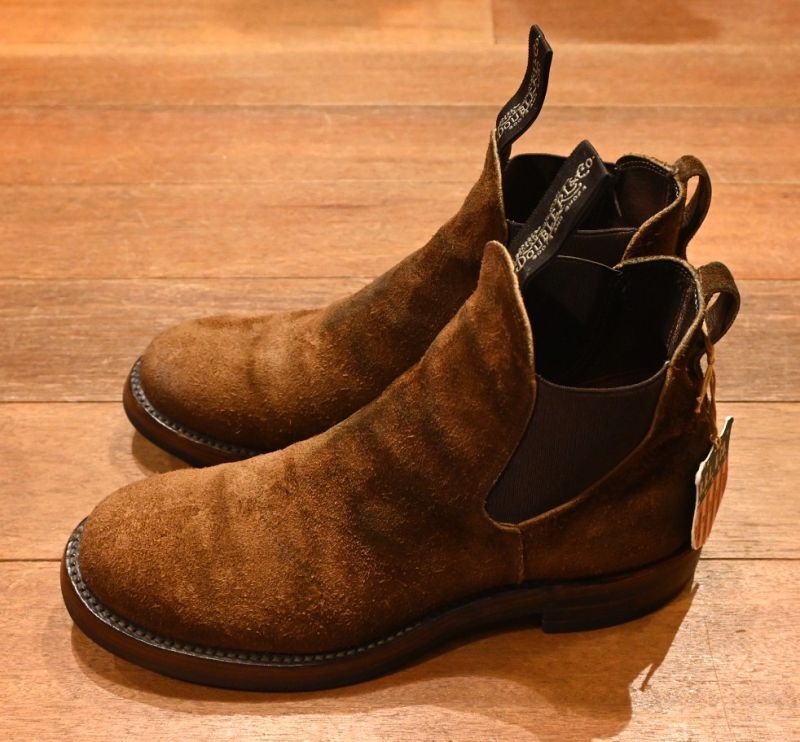 RRL ダブルアールエル ラフアウトスウェード サイドゴアブーツ