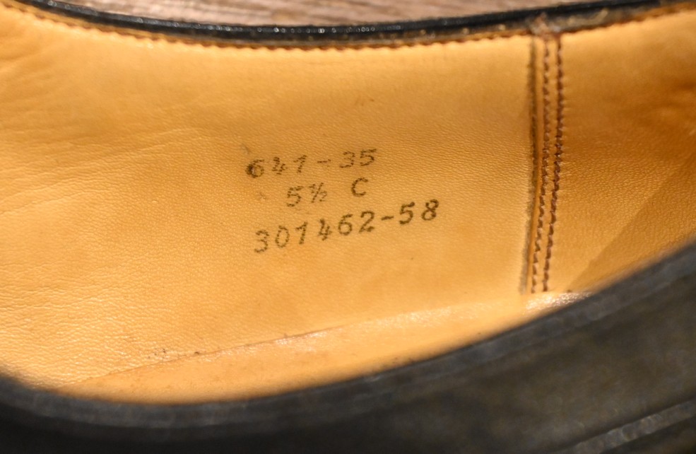 J.M WESTON GOLF JMウエストン ゴルフ (BLACK 5 1/2-C)旧ロゴ