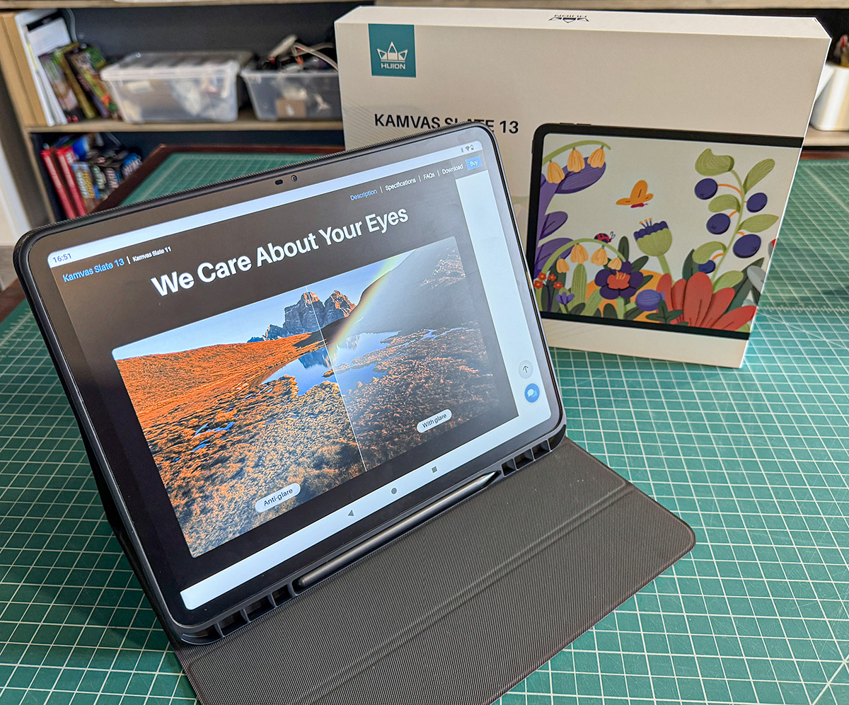 Huion Kamvas Slate 13 graphics tablet review - A work in progress