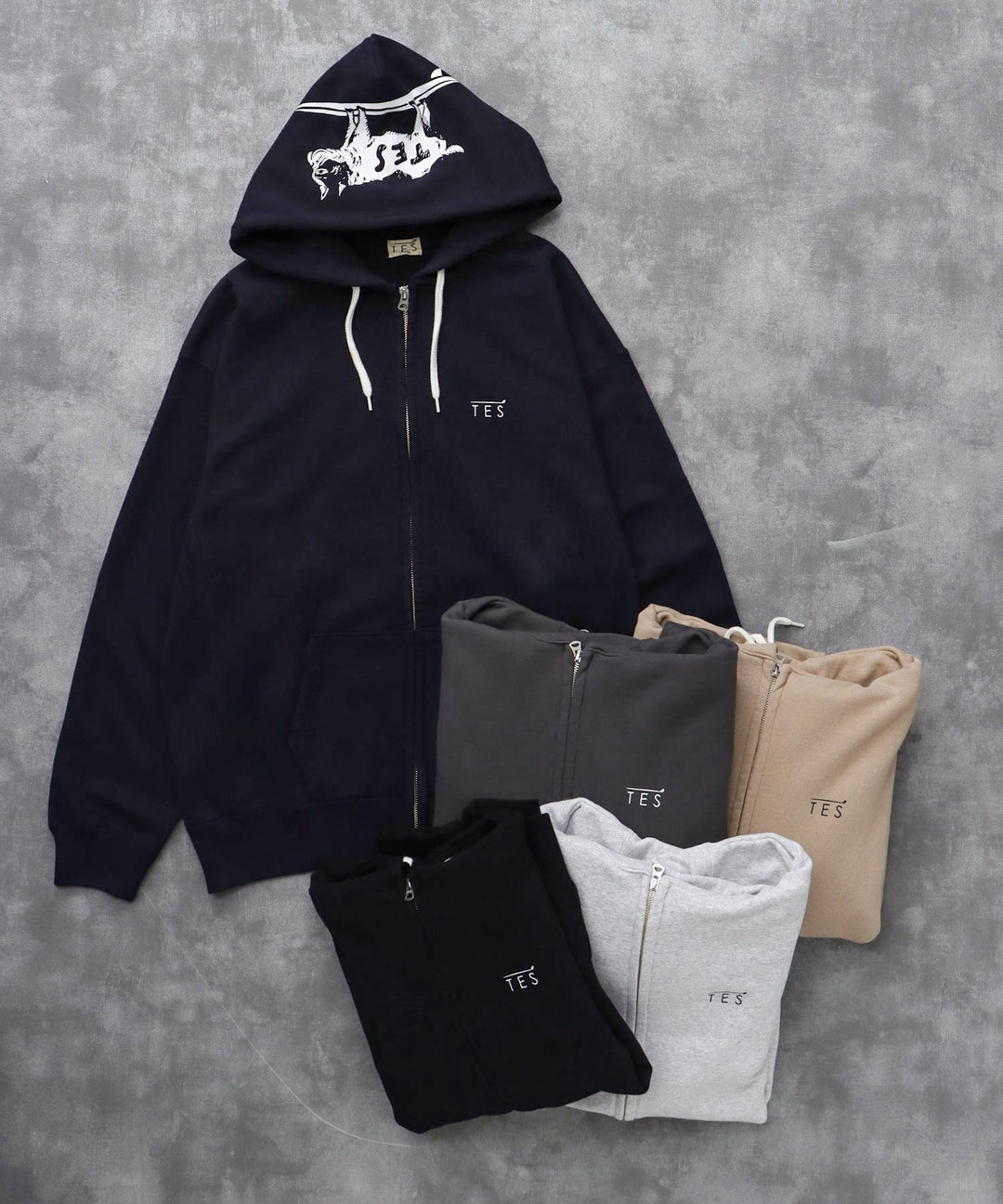 TES LOCAL CREW ZIP PARKA / スウェットパーカー – TES | THE ENDLESS