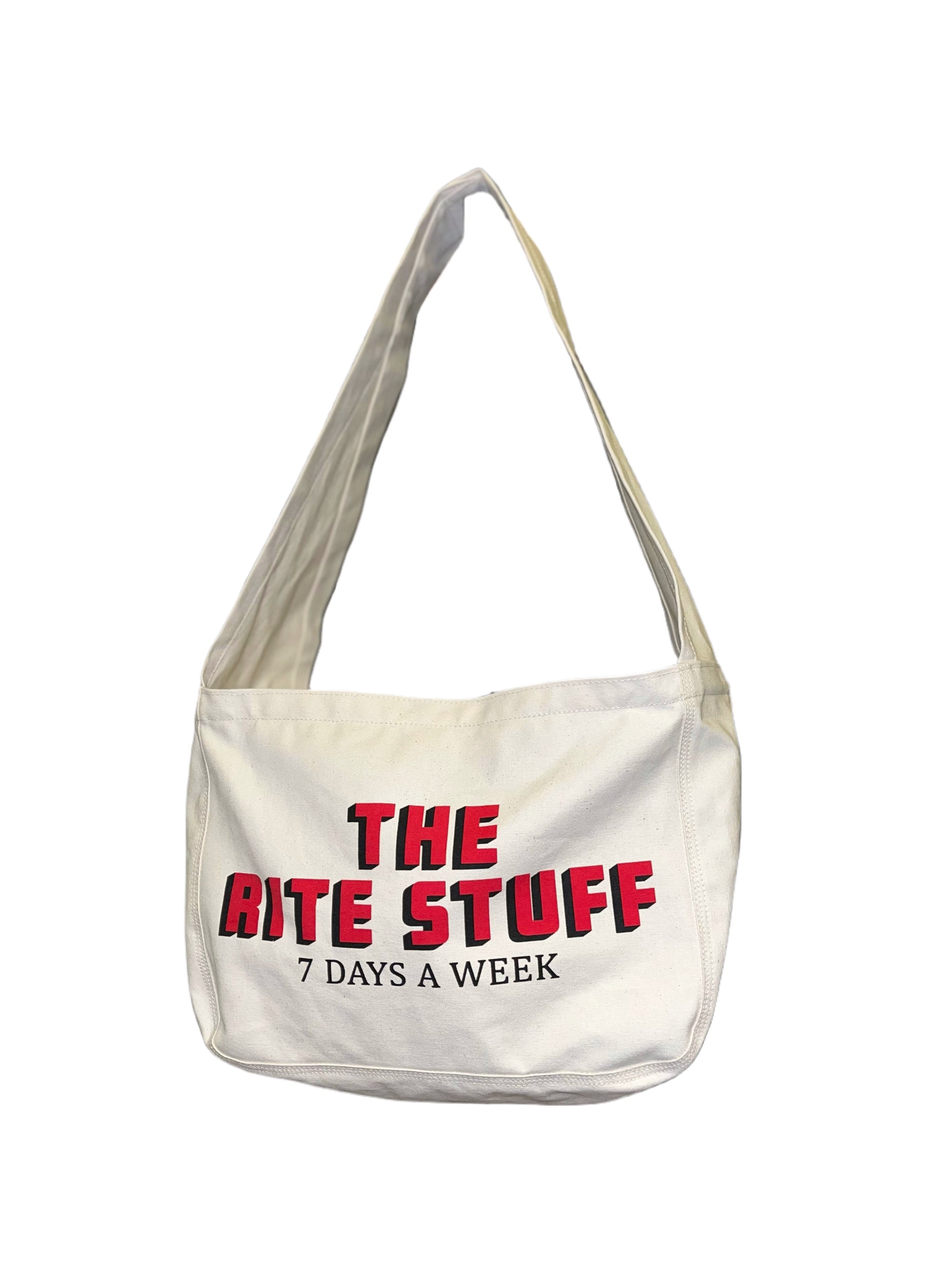 The Rite Stuff x Labor Day} Newspaper Boy 13 oz. Canvas Bag (Natural)
