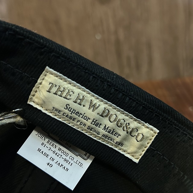 THE H.W. DOG&Co.（エイチダブリュードッグ） トラッカーキャップ Dー