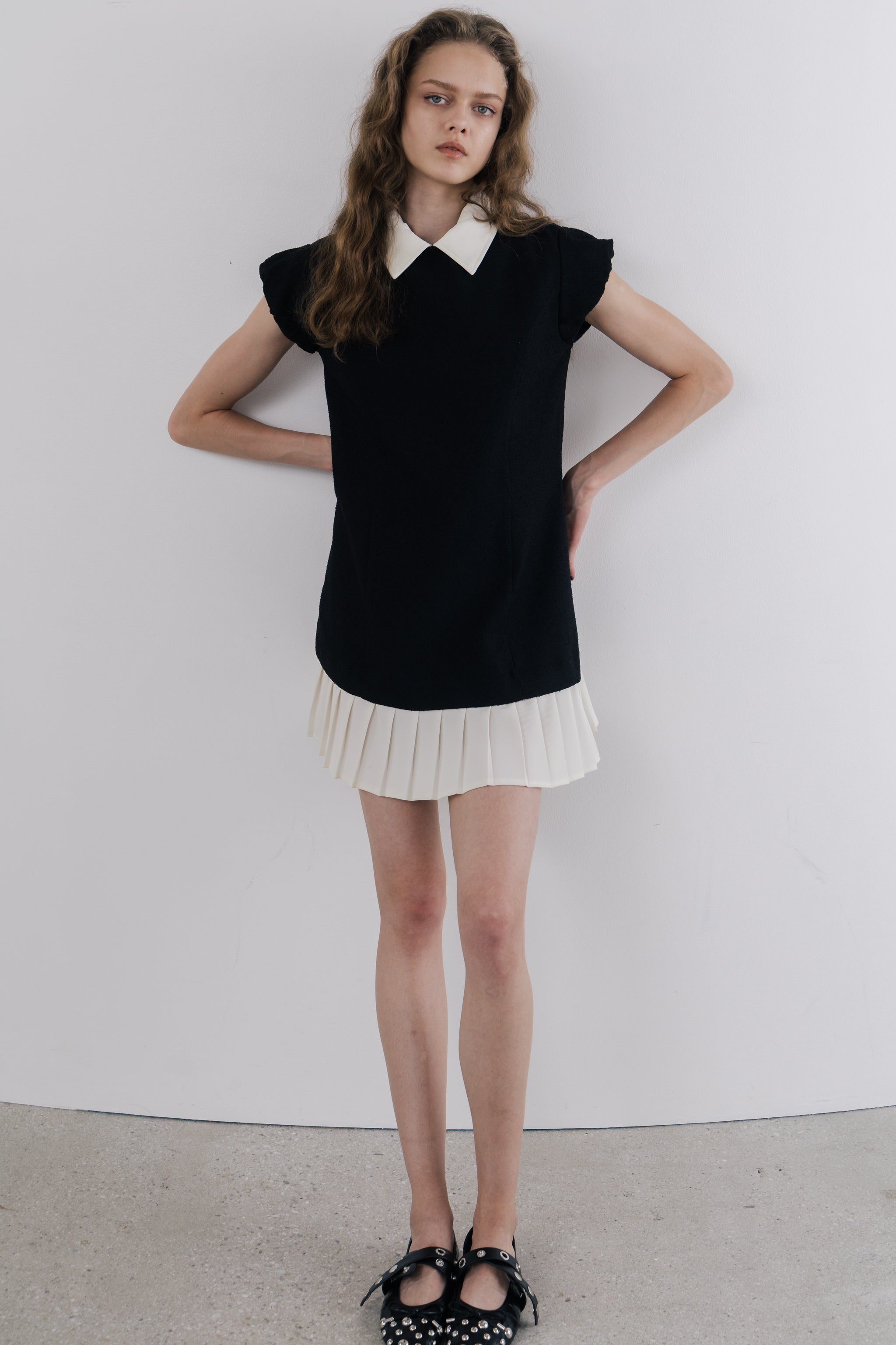 ワンピース the toe Leopold Tweed Dress S Leopold Tweed Dress – THE TOÉ