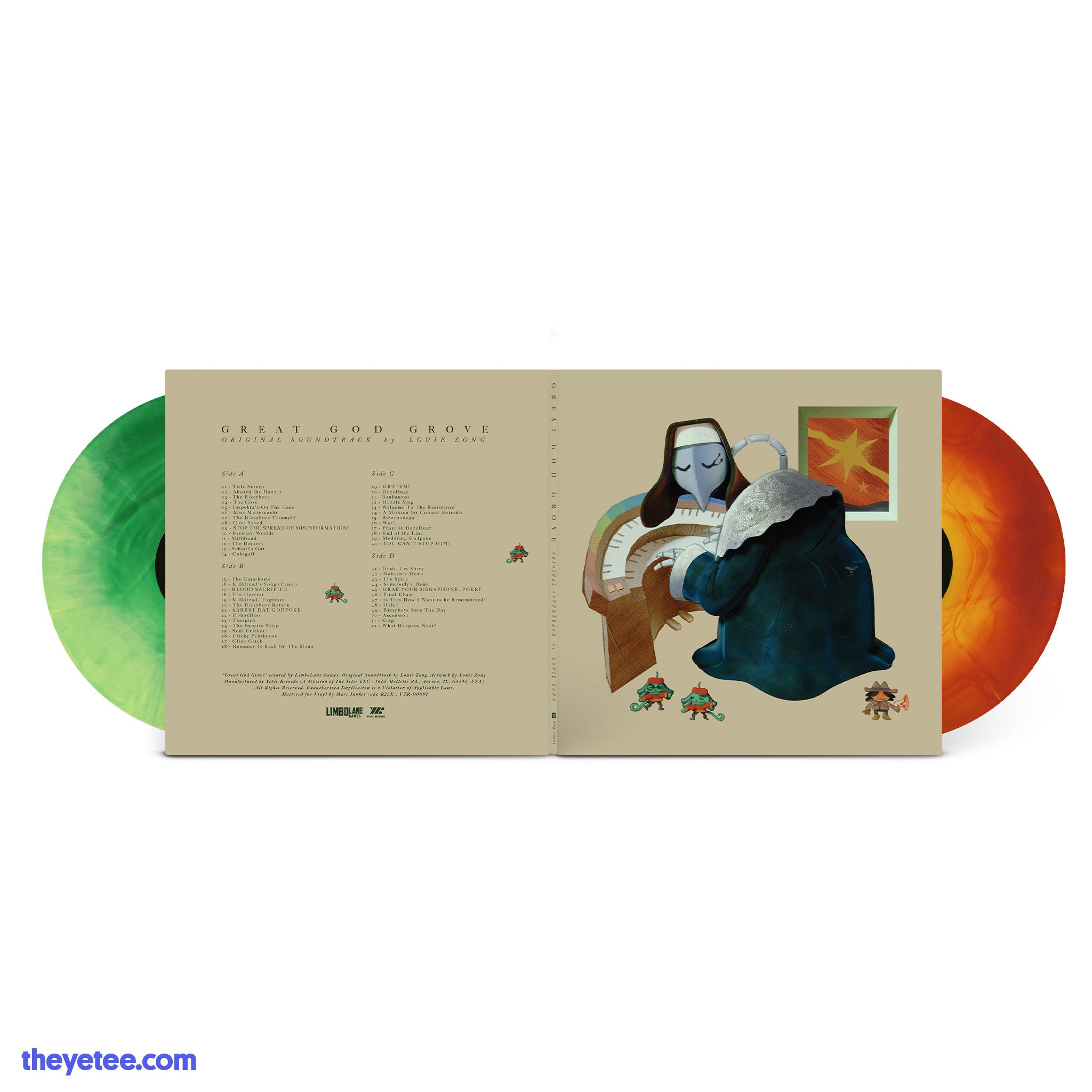Great God Grove (Original Soundtrack) 2XLP | The Yetee
