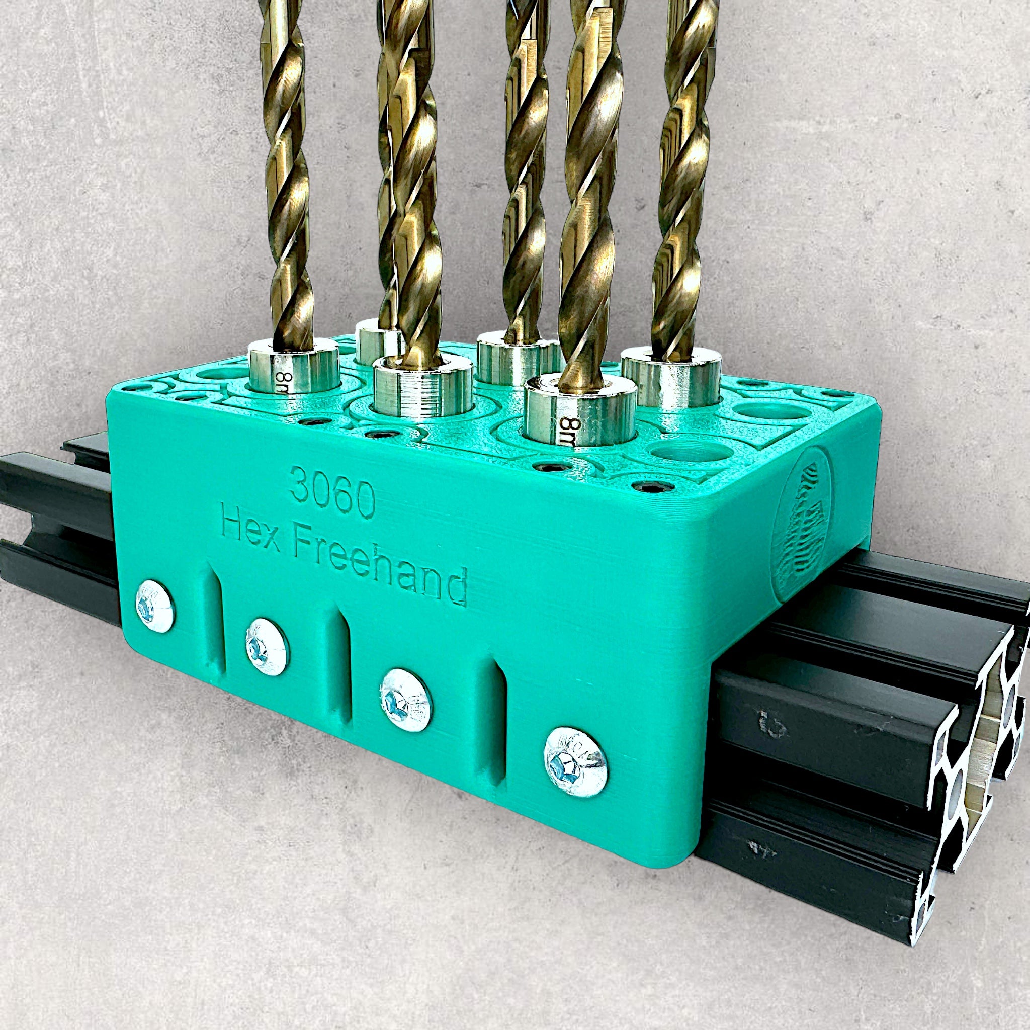 3060 Hex Freehand Drilling Jig V2 – The Aluminum Carpenter