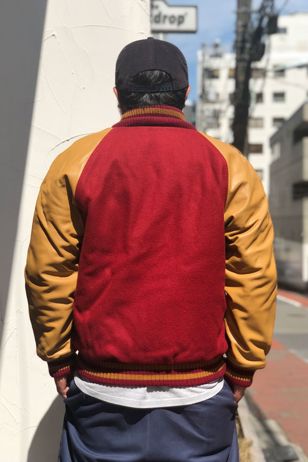 HEWITT x BACKDROP】(バックドロップ別注) STADIUM JACKET RAGLAN