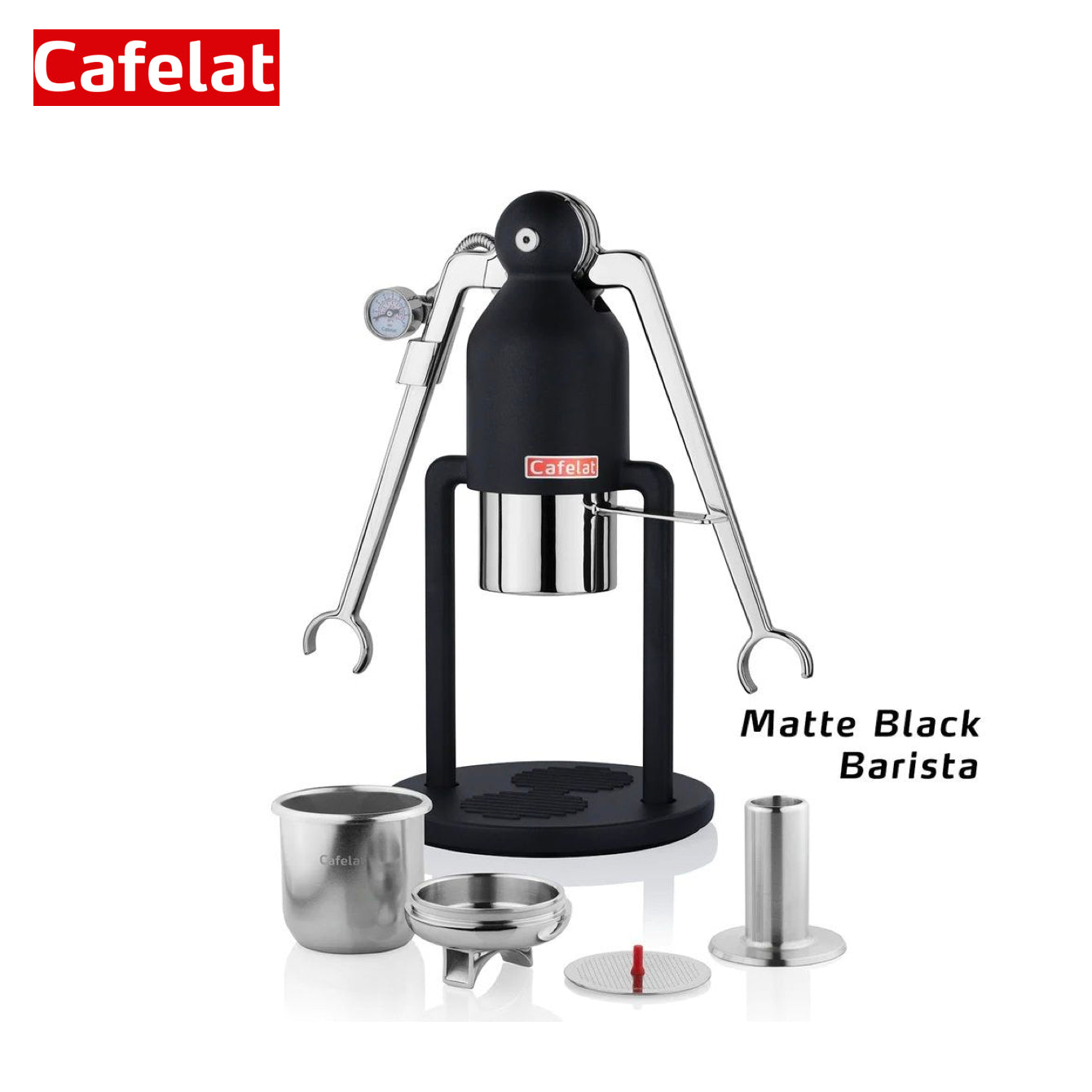 Cafelat Robot Espresso Maker (with pressure gauge) – The Brew Therapy