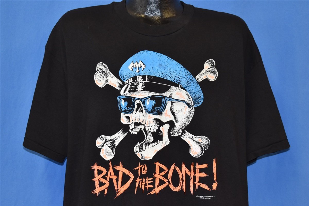 90s Bad to the Bone t-shirt Extra Large – The Captains Vintage