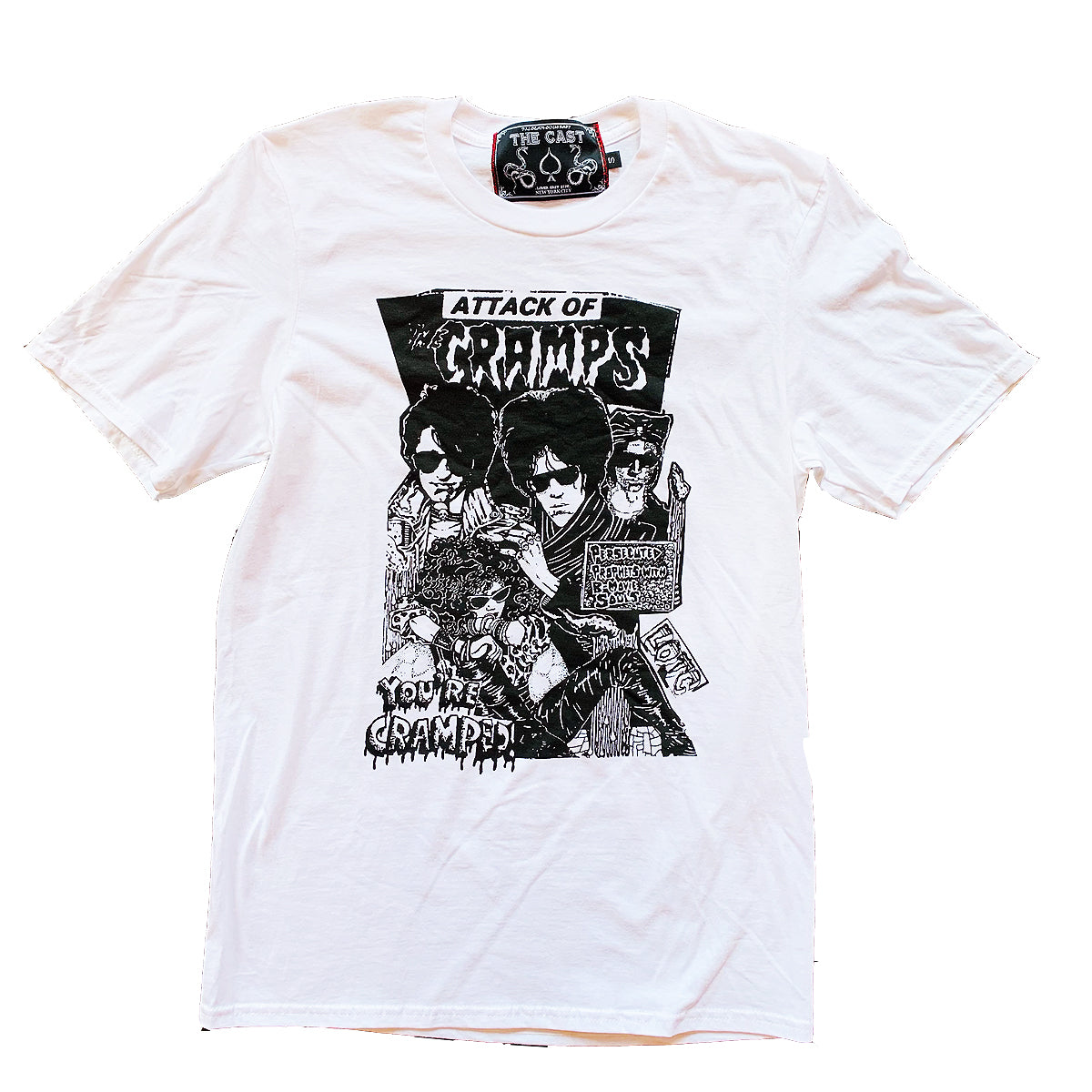 THE CRAMPS T SHIRT – THE CAST