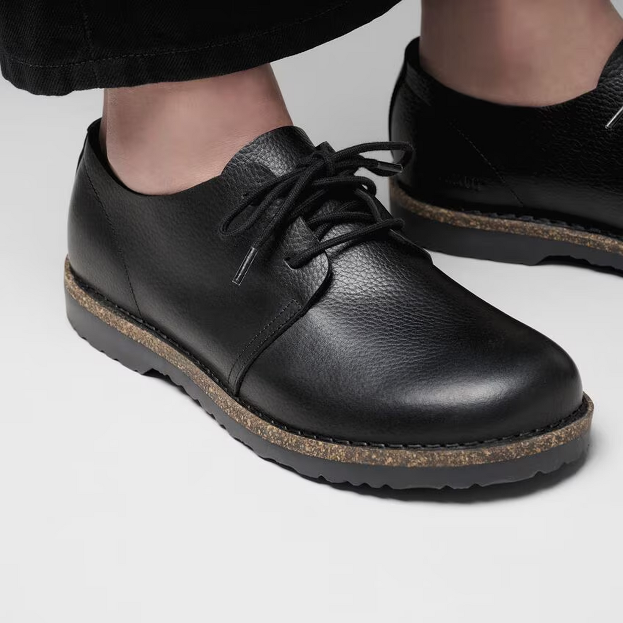 Birkenstock Uppsala Low Oxford (Men) - Black Leather – The Heel