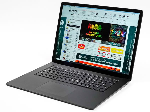 Surface Laptop 3 15インチの実機レビュー - the比較