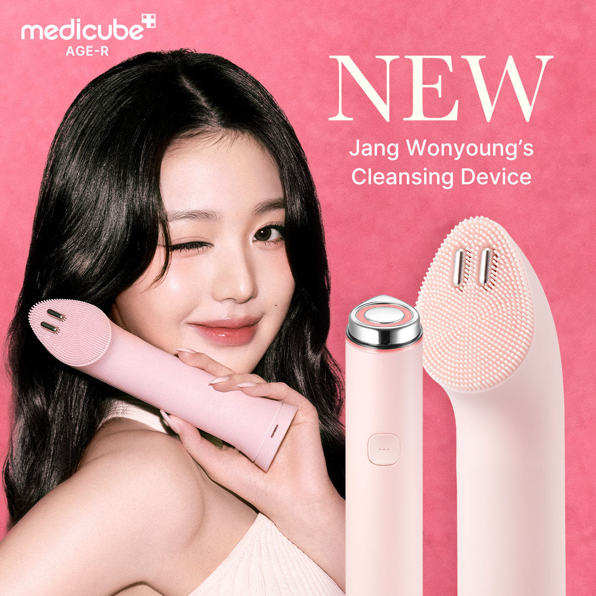 AGE-R Booster Facial Cleansing Device (Mini Plus + Cleansing Head