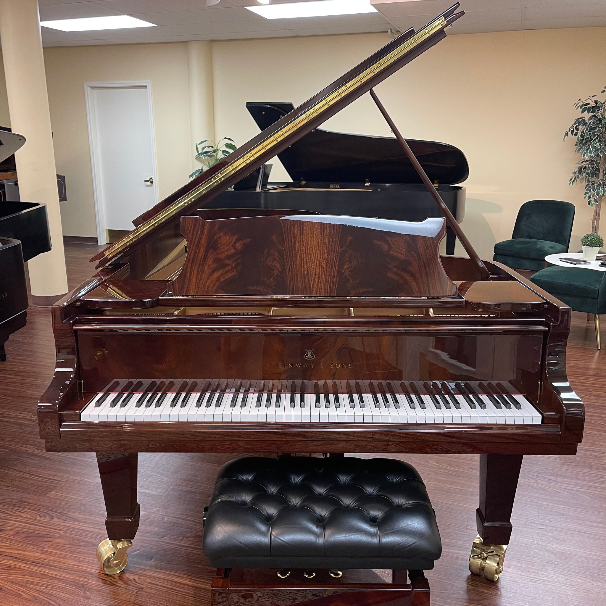 1880 Steinway Model D Concert Grand - Pyramid Mahogany