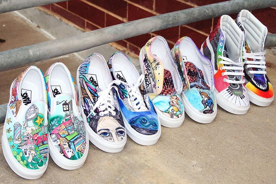 Art Students Design Shoes for Vans – The Rider Online | Legacy HS