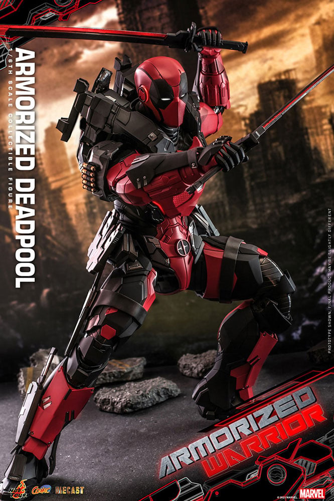 アーマー武装デッドプール、出撃 ─ ホットトイズ「アーマライズ