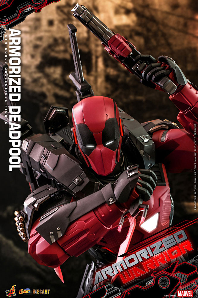 アーマー武装デッドプール、出撃 ─ ホットトイズ「アーマライズ