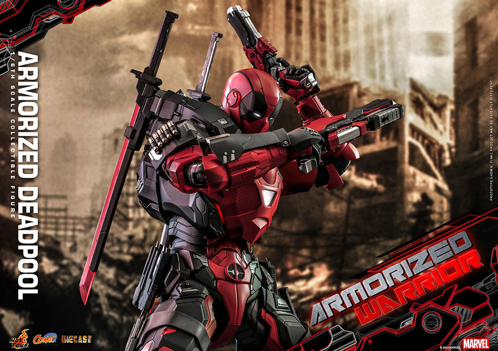 アーマー武装デッドプール、出撃 ─ ホットトイズ「アーマライズ