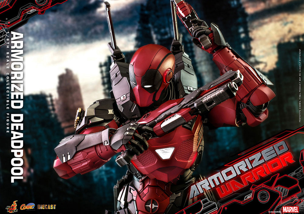 アーマー武装デッドプール、出撃 ─ ホットトイズ「アーマライズ