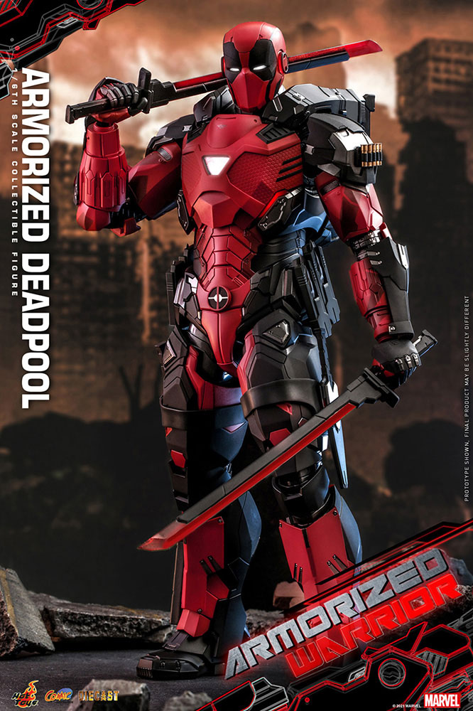 アーマー武装デッドプール、出撃 ─ ホットトイズ「アーマライズ