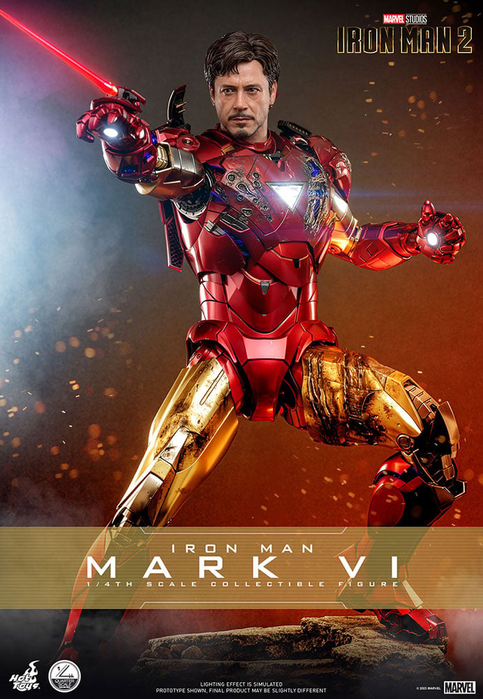 アイアンマン2』アイアンマン・マーク6立体化、トニー・スタークの顔